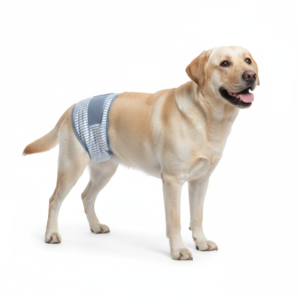 Dropshipman reusable dog period panties, breathable and absorbent, designed for female dogs during heat cycles.