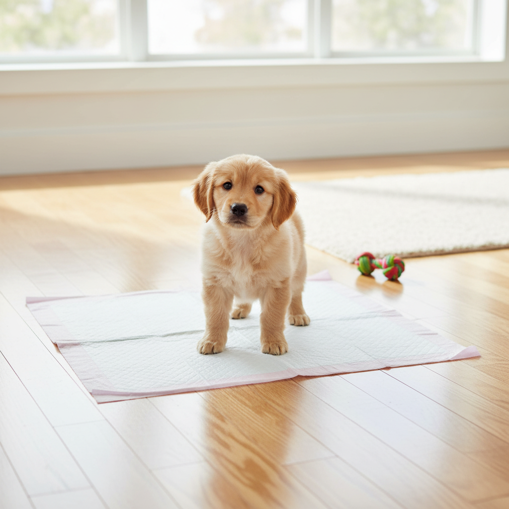 Large 60x60cm Dropshipman puppy training pee pads with super absorbent material, ideal for housebreaking puppies.
